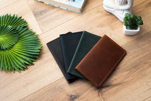 LCR-0021ปกสมุดเช็คทำมือโมโนแกรมทำด้วยมือปกหนังสลักส่วนบุคคล - Product Image 3