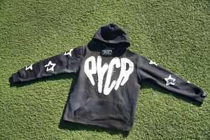 Al por mayor, personalizado, talla grande, 100% algodón, forro polar con lavado ácido, cortavientos, de invierno, informal, liso, con capucha, ropa deportiva para hombre, con efecto desgastado - Product Image 5