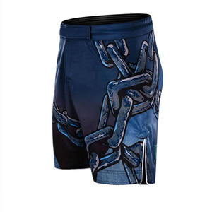 Venta caliente de los hombres de MMA Shorts de alta calidad personalizado sublimación impresa deportiva ropa de lucha con cintura elástica pantalones cortos calientes - Product Image 2