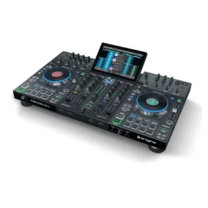 חדש Denon DJ ראש 4 | 4 סיפון עצמאי חכם DJ קונסולת/Serato DJ בקר מובנה עם 4 ערוץ דיגיטלי מיקסר
