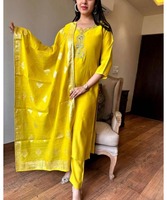 Elegante Conjunto Étnico de Salwar Kameez Reversible de Algodón Pakistaní para Fiesta, Estilo Largo hasta el Suelo, Diseño de Horquilla para Mujer, Boutique Sharara Dupatta