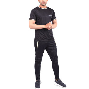 Chándal de verano para hombre con tela ligera y diseño transpirable Chándal de verano de dos piezas para hombre - Product Image 6