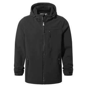 Vente en gros Veste Softshell pour homme coupe-vent imperméable, Manteau à capuche doublé polaire chaud pour l'extérieur, randonnée et hiver Logo personnalisé OEM - Product Image 1