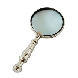 Stylish antique finish brass metal magnifying glass perfect <b>for</b> vintage decoration or home office <b>desk</b> <b>accessory</b> - Product Image 6