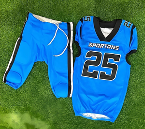 Original de fábrica Reversible uniforme de fútbol americano personalizar aparejos Sarga de alta calidad camisetas juveniles camiseta de fútbol americano - Product Image 4