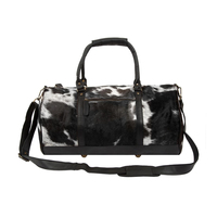 Sac à main en cuir de vache véritable 2022, sac de voyage en fourrure véritable pour le week-end