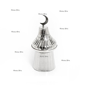 Caja de servidor de fechas de Color plateado de aluminio de diseño fantástico Caja de servidor dulce de forma redonda de diseñador a precio asequible - Product Image 2