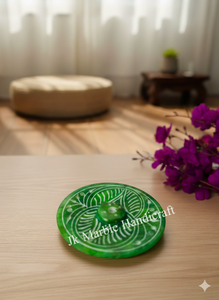 ที่ใส่ธูปหินอ่อนหรูหราสีเขียวตกแต่งบ้าน - Product Image 2