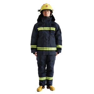Combinaison de pompier EN469 en polyester ignifuge haute visibilité, uniforme de pompier, combinaison de pompier en gros - Product Image 4