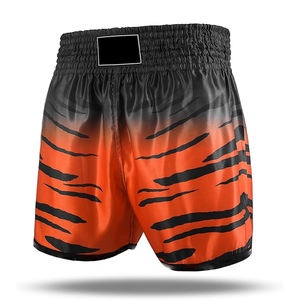 Shorts de Muay Thai para Hombre y Mujer, Precio al por Mayor, Shorts Sublimados con Impresión Personalizada, Crea tu Logotipo, Shorts de Kick Boxing - Product Image 2