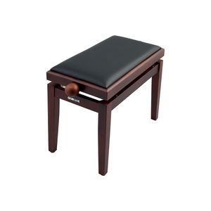 Quik Lok-PB/100 WN S Banco de piano de madera Altura ajustable Banco de piano de madera Satén Nogal Negro - Product Image 3