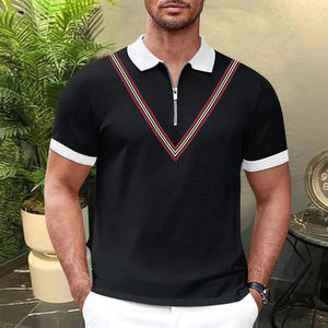 Alta calidad OEM bordado 88% poliéster 12% Spandex para hombre Slim Fit diseño sublimación personalizado Golf Polos - Product Image 6