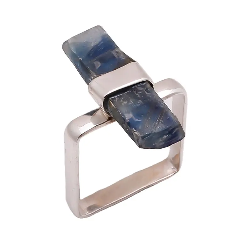 Wholesale Blue Kyanite Gemstone 925 Sterling Silver Ring Jewelry, Indian Jewelry