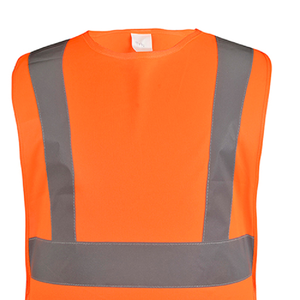 Chaleco DE SEGURIDAD reflectante de construcción con logotipo personalizado OEM, chaqueta, ropa de trabajo, uniforme, bolsillos de Material de poliéster para trabajo de ingeniero - Product Image 5