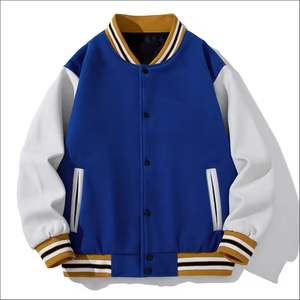 แจ็คเก็ตกีฬา Tiki Taka สำหรับผู้ชายเสื้อกีฬาเบสบอลแขนปกติทำจากผ้าโพลีเอสเตอร์/ ผ้าฝ้ายระบายอากาศได้ดีแนวสตรีทสูง - Product Image 4