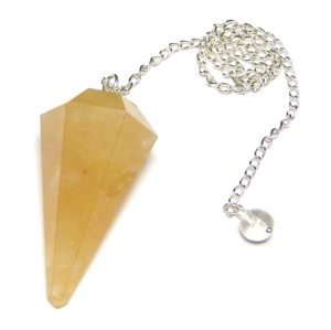 Péndulo de cristal natural Multi piedra preciosa cono facetado péndulo de radiestesia para curación de Reiki péndulos al por mayor para la venta - Product Image 3