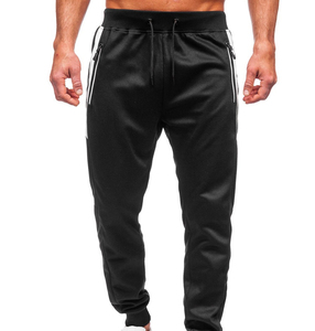 Pantalons de jogging tendance pour hommes en molleton uni avec taille élastique, cordon de serrage, motif 3D, tissu de leggings pour l'automne et l'hiver - Product Image 4
