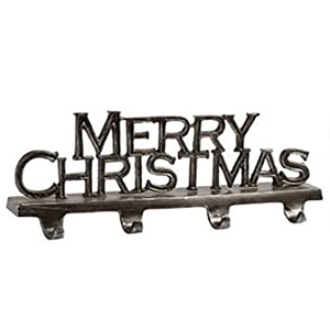 High Quality Luxury Christmas Craft Decorative Cast Metal Christmas Decorations Merry Christmas Stocking Holders Ornaments - Product Image 1