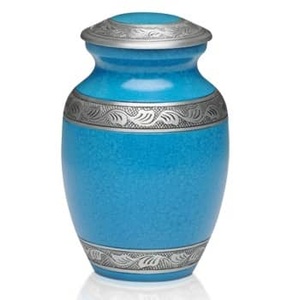 Urna de cremación de metal Urnas de recuerdo de calidad premium para ceremonias funerarias y cenizas humanas Urnas de cremación de gran venta - Product Image 5