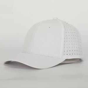 OEM Personnalisé Haute Qualité 6 Panneau Logo Imprimé Réfléchissant à Séchage Rapide Découpé au Laser Trou Perforé Sport Papa Chapeau 100% Coton Denim - Product Image 5