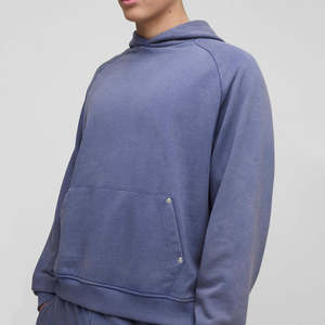 Haute Qualité Sunfaded Washed Batik Boxy Fit Streetwear À Capuche Hommes Drop Shoulder Sweats À Capuche Personnalisés Surdimensionnés - Product Image 2