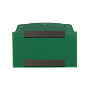 Taschina portadocumenti, magnetica, 1/3 DIN A4, Verde, 2 strisce magnetiche, 10 pz / confezione.- SD2M/1310-05 - Product Image 2