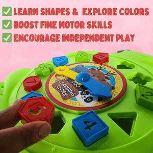 Reloj de Dificultades de Aprendizaje para Bebés Montessori, Juegos Educativos de Enseñanza, Juguetes de Regalo para Niños y Niñas, Conjunto de Desarrollo - Product Image 5