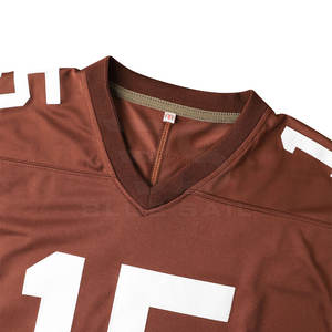 Maillot de football sublimé personnalisé pour équipes Sports d'équipe Maillot de football américain avec coutures durables - Product Image 3