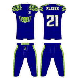 Uniformes de football américain personnalisables de haute qualité pour les jeunes garçons Maillots courts respirants Meilleur été imprimé par sublimation - Product Image 1