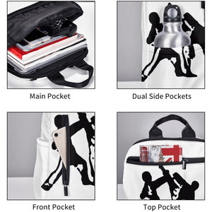 Mochila informal de artes marciales de Taekwondo, bolsa ligera para ordenador portátil, mochila de viaje para ordenador portátil para mujeres y hombres - Product Image 5