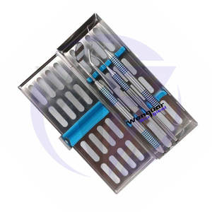Wenquar Lot de 5 instruments d'élévation des sinus dentaires Plateau en acier Outils de greffe osseuse et de chirurgie implantaire avec points de soudure à poignée solide - Product Image 5