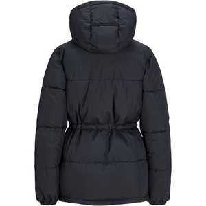 Chaqueta acolchada de lona de invierno informal para mujer, cuello levantado, estampado personalizado, venta al por mayor, prendas de vestir exteriores para hombre con posición de logotipo frontal - Product Image 2