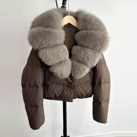 Veste matelassée à col en fourrure de raton laveur, manteau matelassé à fermeture éclair, imperméable, manteau élégant et solide pour dames, nouvelle tendance