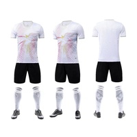 Camiseta de fútbol de manga corta Messi juvenil personalizada sublimada de nueva temporada de calidad superior transpirable