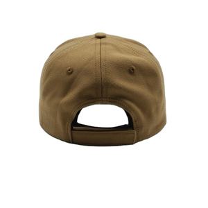Casquettes kaki en gros avec logo personnalisé, casquettes de baseball à patch rond tissé, casquettes de travail durables pour uniformes d'équipe, couvre-chefs OEM d'usine - Product Image 4