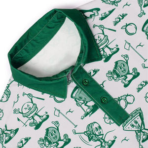 Polo 100% coton brodé avec impression personnalisée T-shirt polo vierge avec logo OEM pour hommes 100 coton - Product Image 3