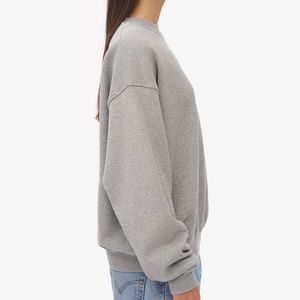 Nuevo estilo Premium Winter Terry Sudaderas Logotipo frontal de mujer Personalizable Loose Fit Etiqueta privada Venta al por mayor Ropa de calle informal - Product Image 3