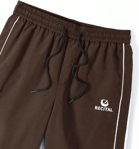 Pantalon baggy pour hommes Y2K Pantalon de survêtement cargo surdimensionné unisexe Poches Passepoil contrasté Cordon de serrage Plat devant Style tendance pour hommes - Product Image 5