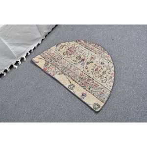 Alfombra clásica de lana turca de estilo Kilim de 2,5x1,5 pies, alfombra con patrón abstracto para pasillo, Alfombra de látex de 10mm de espesor para habitación - Product Image 2