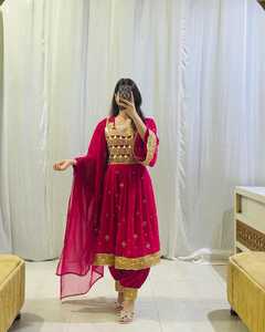 Fournisseur direct d'usine Nouvelles robes Kuchi afghanes pour la collection de l'Aïd Robes Kuchi afghanes confortables et respirantes en gros - Product Image 3