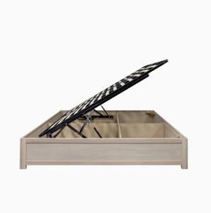 Vinahardware, marco de cama de acero para muebles para Hostel/Hotel, base de tamaño King con listones de madera, diseño sin ruido y fácil montaje - Product Image 3