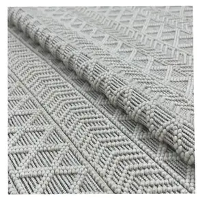 100% tissu naturel laine coton Boho de l'usine bulle armure doux lavable galet pierre hôtel hall maison chambre tapis tapis tapis