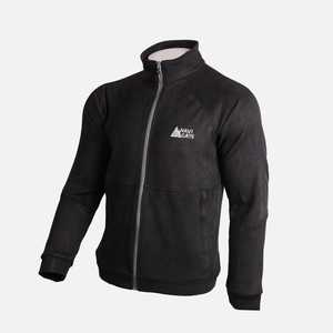 Chaqueta informal de lana negra para exteriores para navegar por el clima - Product Image 5