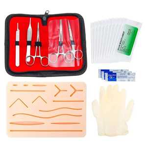 Kit de sutura personalizado, instrumento médico, Kit de herramientas de sutura de práctica de la mejor calidad para acero inoxidable quirúrgico alemán - Product Image 4