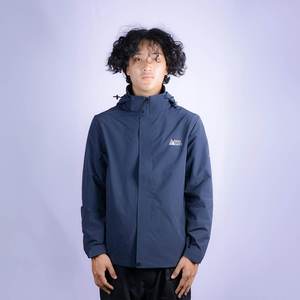 Chaqueta de carcasa dura Vintage de verano con cremallera a prueba de viento resistente al agua estampado inspirado en Fitness poliéster fino Nailon/algodón - Product Image 5