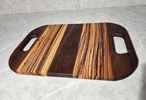 Planche à découper et plateau de service en bois Forme rectangulaire durable 12mm d'épaisseur Passe au lave-vaisselle - Product Image 5