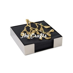 Porte-serviettes en aluminium couleur or, taille et forme personnalisées, porte-serviettes en papier pour dessus de table et ustensiles de cuisine - Product Image 3