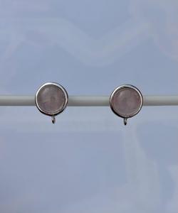 925 Sterling <b>Silver</b> Morganite <b>Stud</b> <b>Earring</b> , Beautiful Women <b>Earring</b> , Pink Stone <b>Earring</b> . - Product Image 5