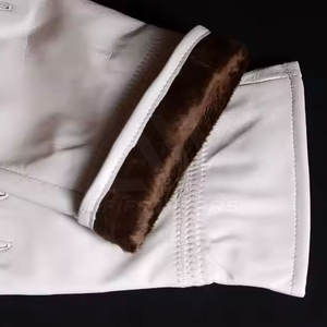 ถุงมือหนังสำหรับผู้ชาย, ถุงมือหนังป้องกันมือระบายอากาศได้ดี2024หนังนิ่มแบบเต็มนิ้ว - Product Image 4