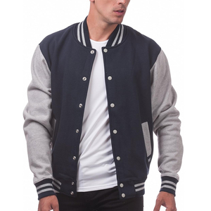 Wholesale Custom Heavyweight <b>Woolen</b> Vintage Varsity Jacket Full Sleeves Men New Fashion CollegeBaseballjacket for men - Product Image 5